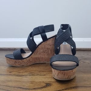 Steve Madden Platform Cork Wedge Sandals